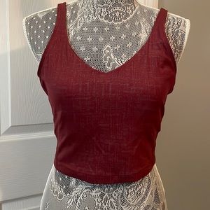 CRZ YOGA Womens V Neck Workout Tank Tops with Built in Bra